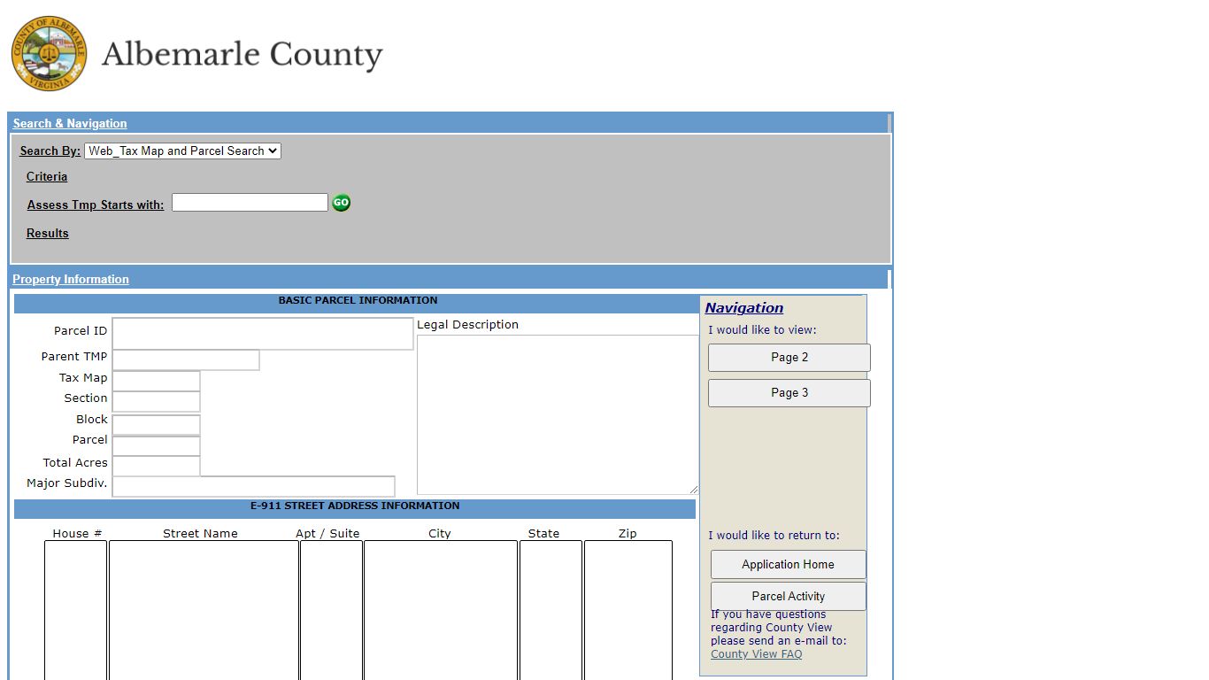 Property Information - Albemarle County, Virginia
